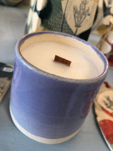 Ceramic Pot Candle & Matchpots