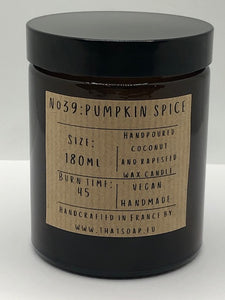 No: 0039 Pumpkin Spice