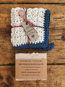 Organic Cotton Flannel and Soap Gift Set